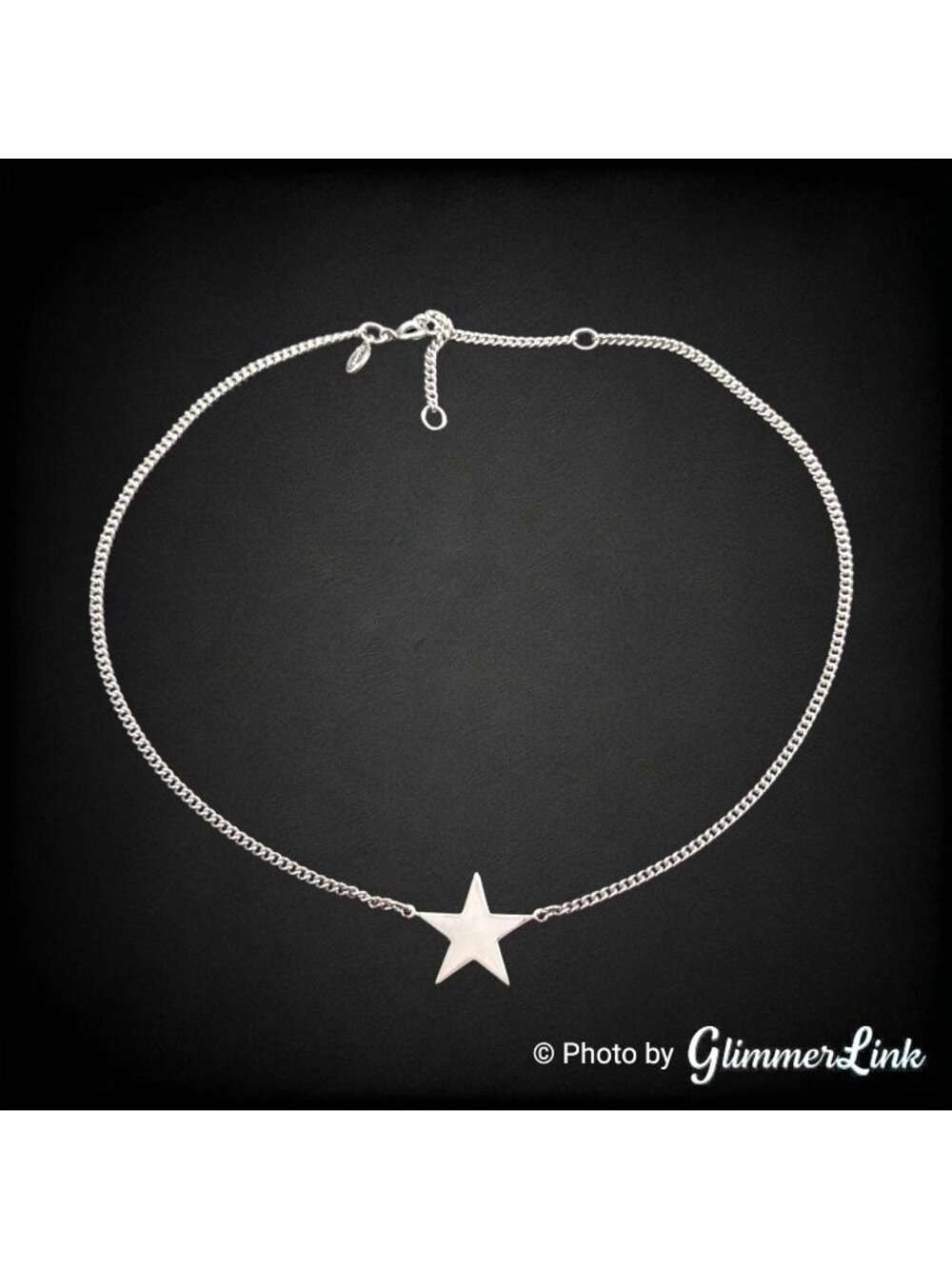 Vintage 1975 Avon Sunny Star Silver Tone Adjustable Necklace 16 Inch